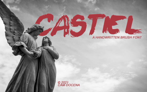 Castiel: Evaluating a Bold Brushed Display Font for Print Design