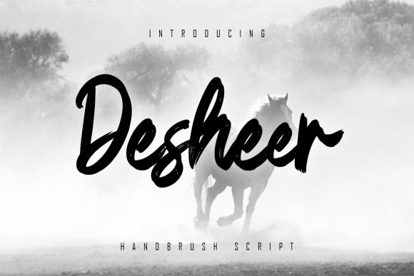 Desheer: Evaluating a Rough Textured Brushed Handwritten Font for Design Projects