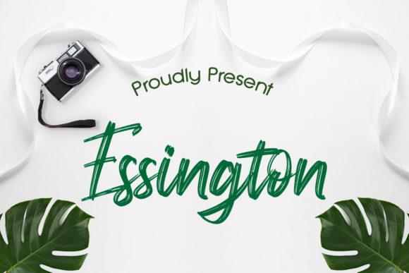Essington: Elevating Design with Modern Brushed Handwritten Typography