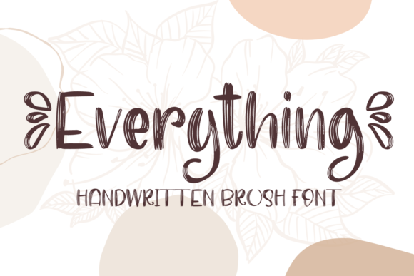 Everything: Elevating Design with Balanced Handwritten Typography