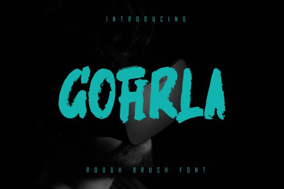 Gofirla: Bold Brushed Display Font