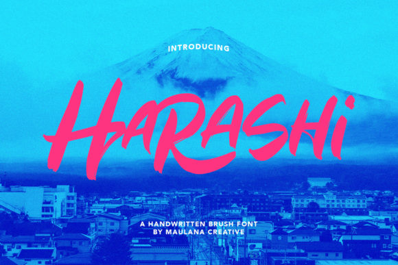 Harashi: Mastering the Art of Urban Brush Typography