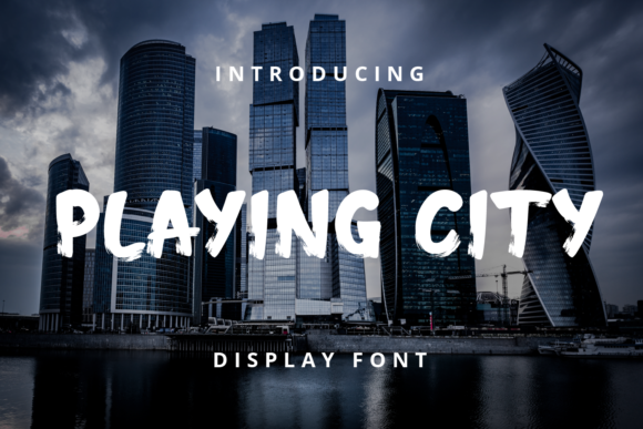 Playing City: Elevating Design with Brushed, Chunky Display Typography