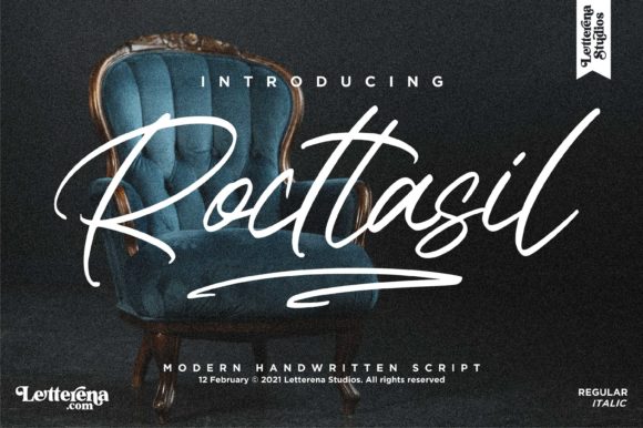 Rocttasil: The Relaxed Brush Script That Elevates Everyday Design