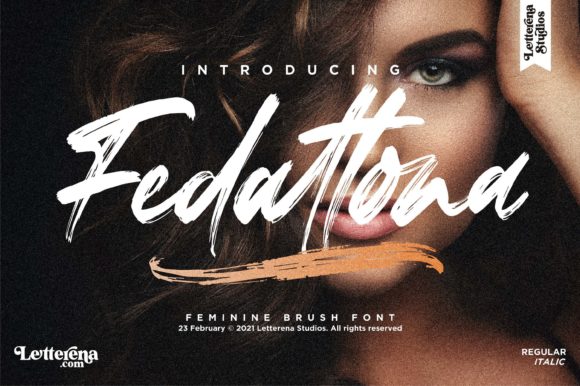 Unleashing Visual Impact with the Fedattona Brushed Display Font