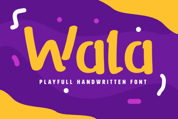 Wala: Bringing Playful Energy to Your Designs with a Brushed Display Font