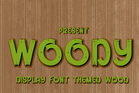 Woody: Elevating Visual Identity with Whimsical Brush Typography